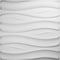 Ekena Millwork Swell EnduraWall Decorative 3D Wall Panel, White, 19 5/8"W x 19 5/8"H WP20X20SSWH - alternate 1